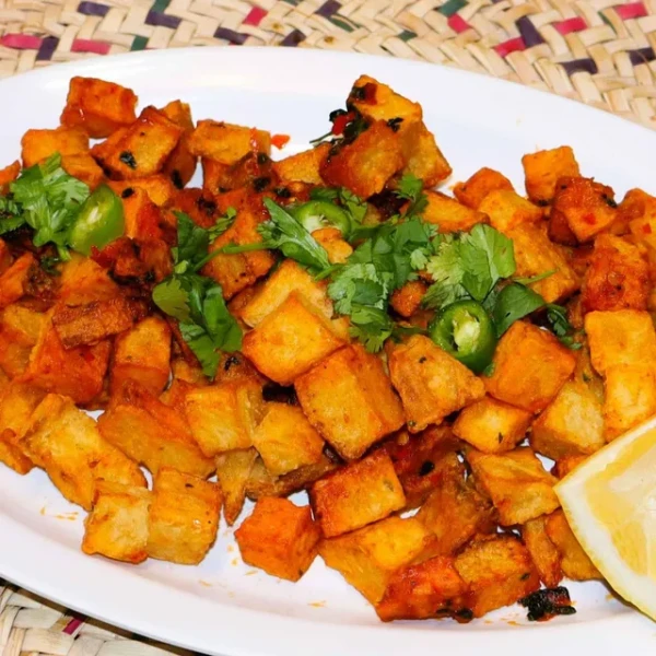 Medium Tray of Spicy Potato